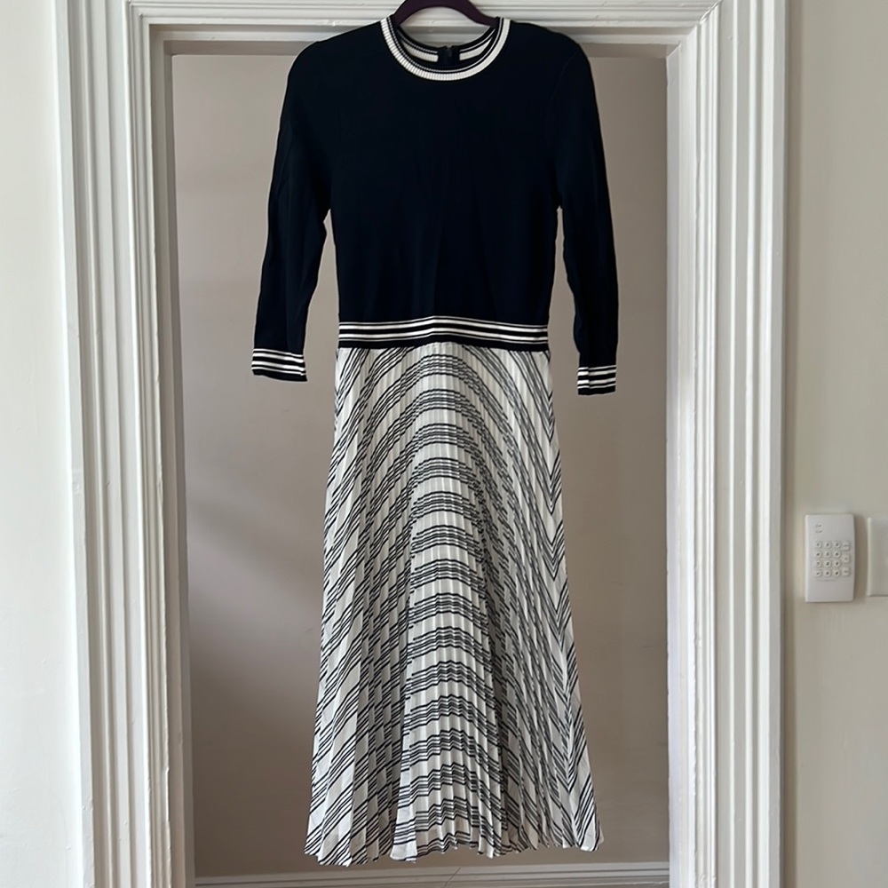 Ted Baker Black and White Maxi Dress